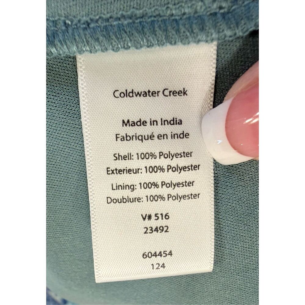 Coldwater Creek Meadow Charm Mesh Dress Small - Picture 7 of 9